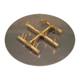 Circle Tree-Style Brass Burner/Circular Plate - CFBCTL120